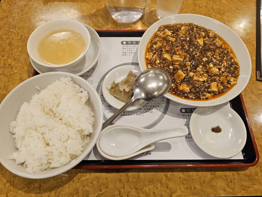 麻婆豆腐定食
