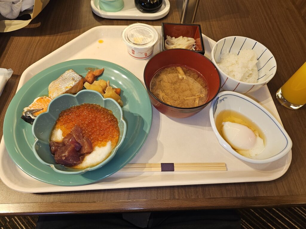 はぎのやの朝食バイキング